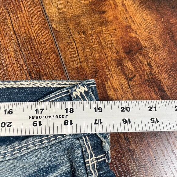 True Religion Straight With Flaps Mega T Blue Jeans Mens 38X34 - Picture 5 of 6